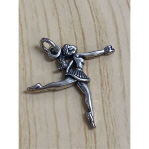 .925 Ballerina Sterling Silver Jewelry Charm #ballet